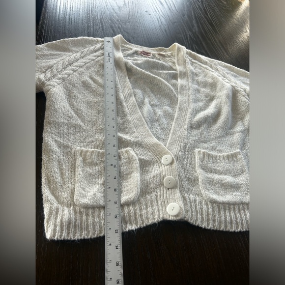 Essex Junction vintage cable knit cardigan grandma  cottagecore prairie pioneer - Picture 7 of 9